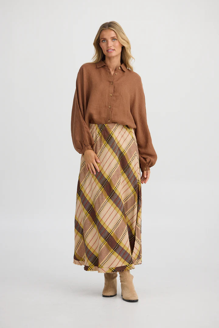 THE SHANTY CORPORATION : Sicily Skirt - Santiago Check