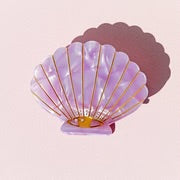 KINGSTON : Lilac Shell - Claw Clip