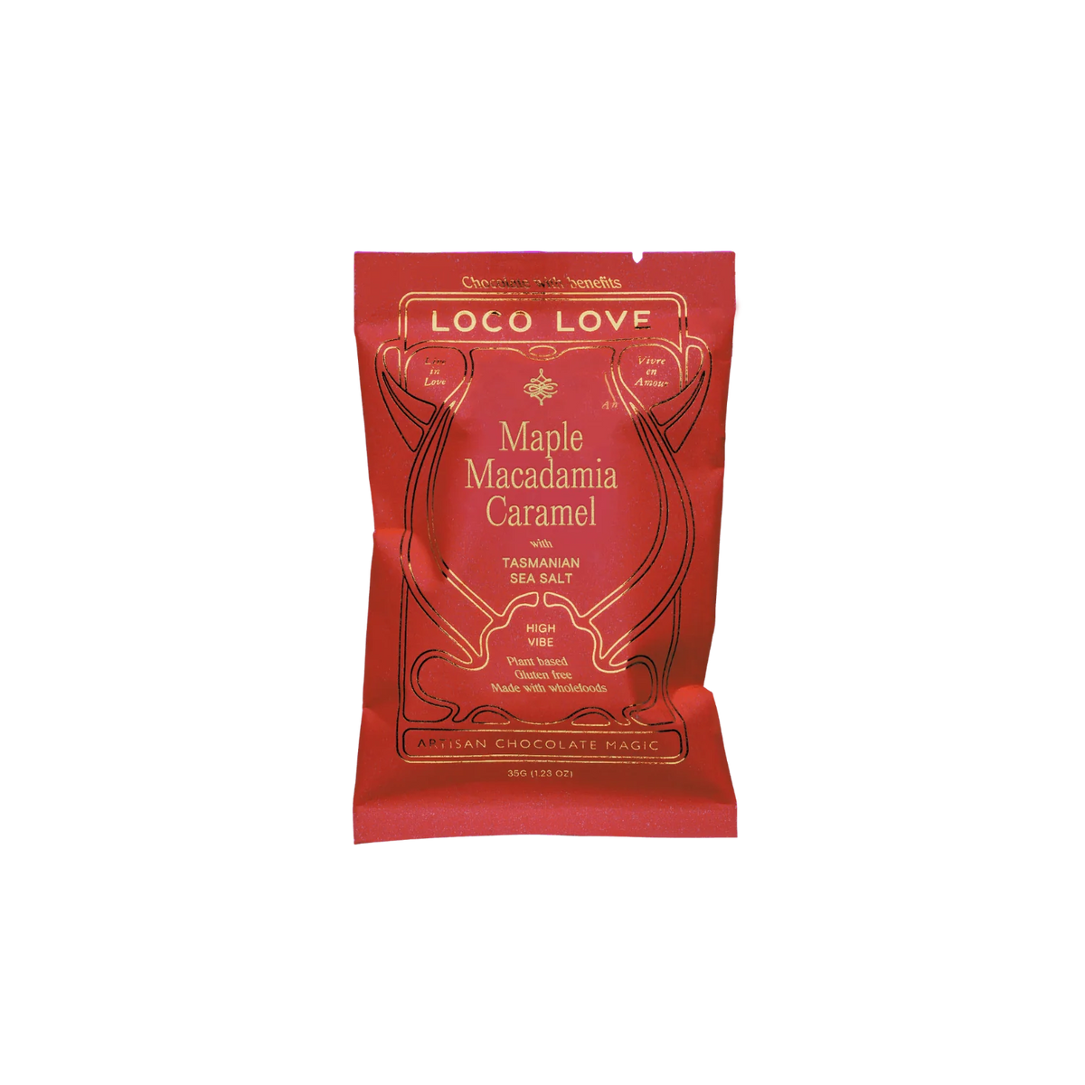 LOCO LOVE : Maple Macadamia Caramel with Sea Salt - Single