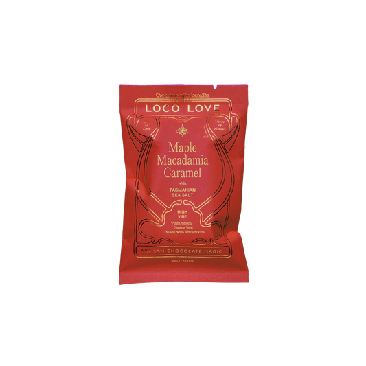 LOCO LOVE : Maple Macadamia Caramel with Sea Salt - Single