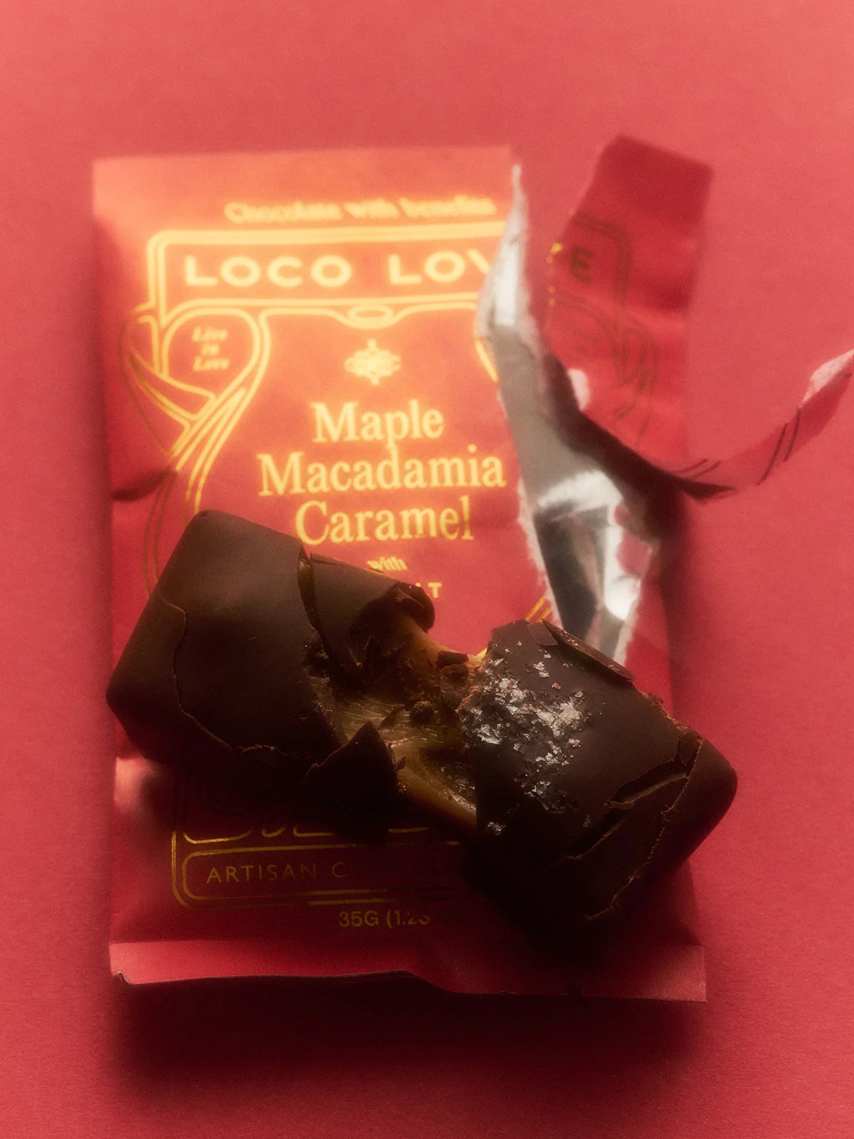 LOCO LOVE : Maple Macadamia Caramel with Sea Salt - Single