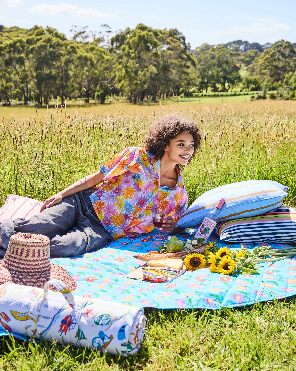 KIP & CO : Little Flowers Picnic Mat