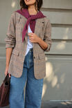 CERES LIFE - Joni Brown Check - Blazer