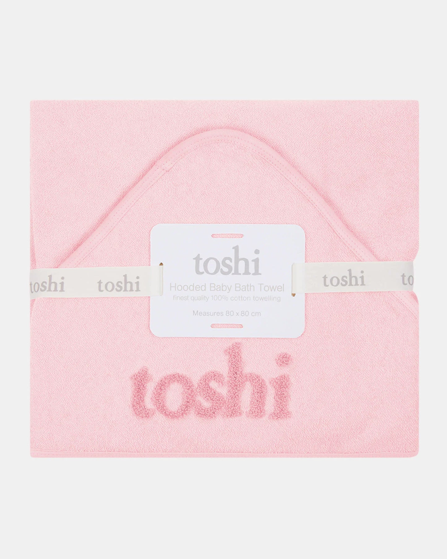 TOSHI : Misty Rose Hooded Baby - Bath Towell