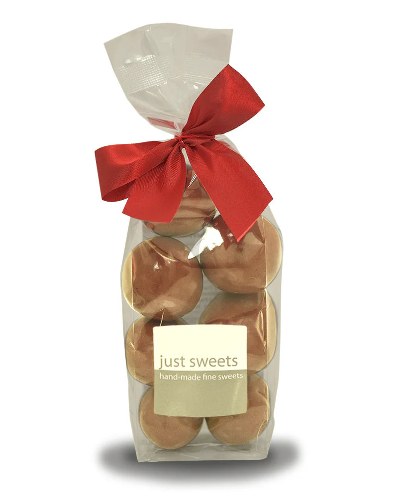 JUST SWEETS: Milk Chocolate Freeze Dried Strawberries- 150 Bag