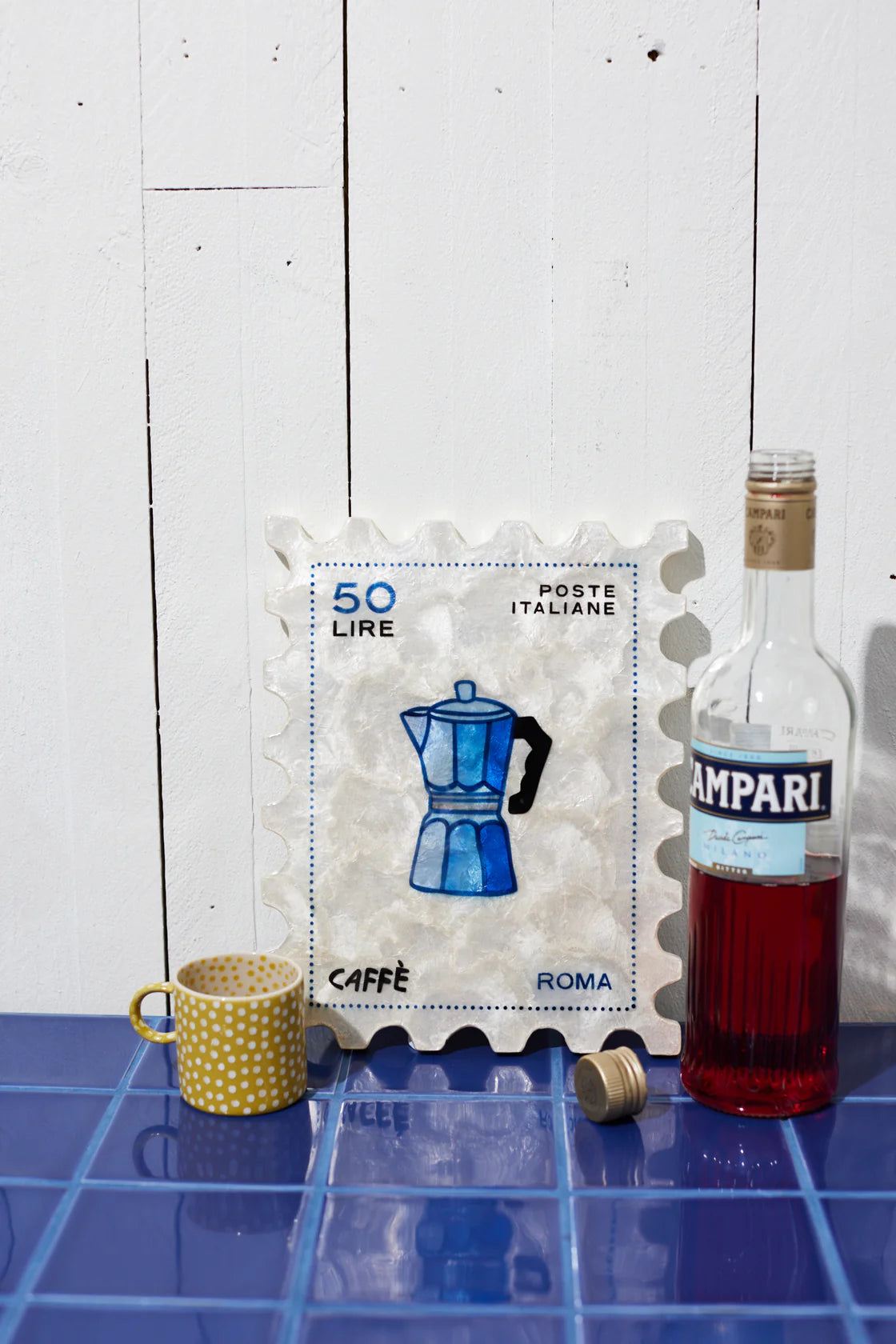 JONES & CO : Caffe Stamp - Wall Art