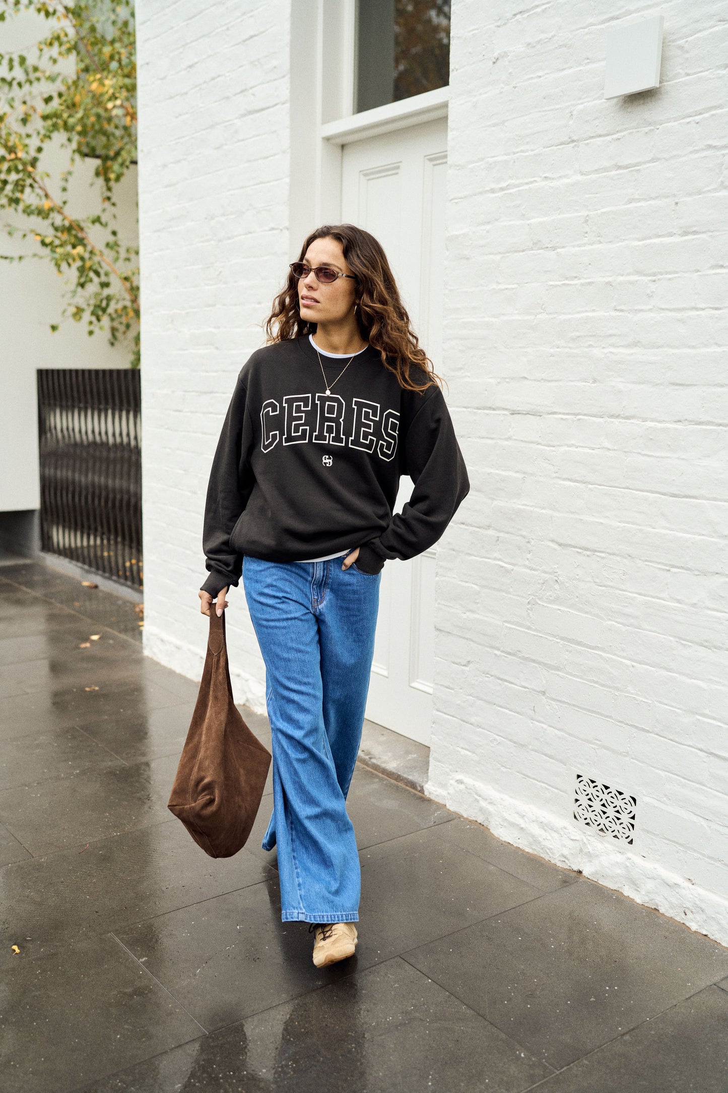CERES LIFE - Isla Oversized Slouchy Crew