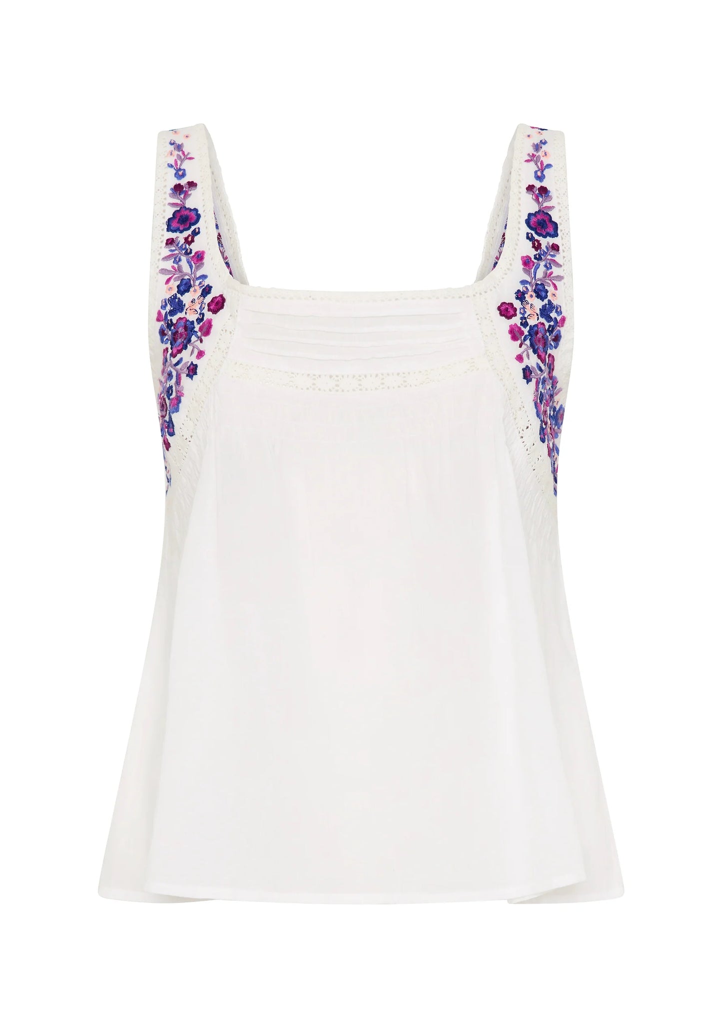 AUGUSTE : Amiah Embroidered Cami