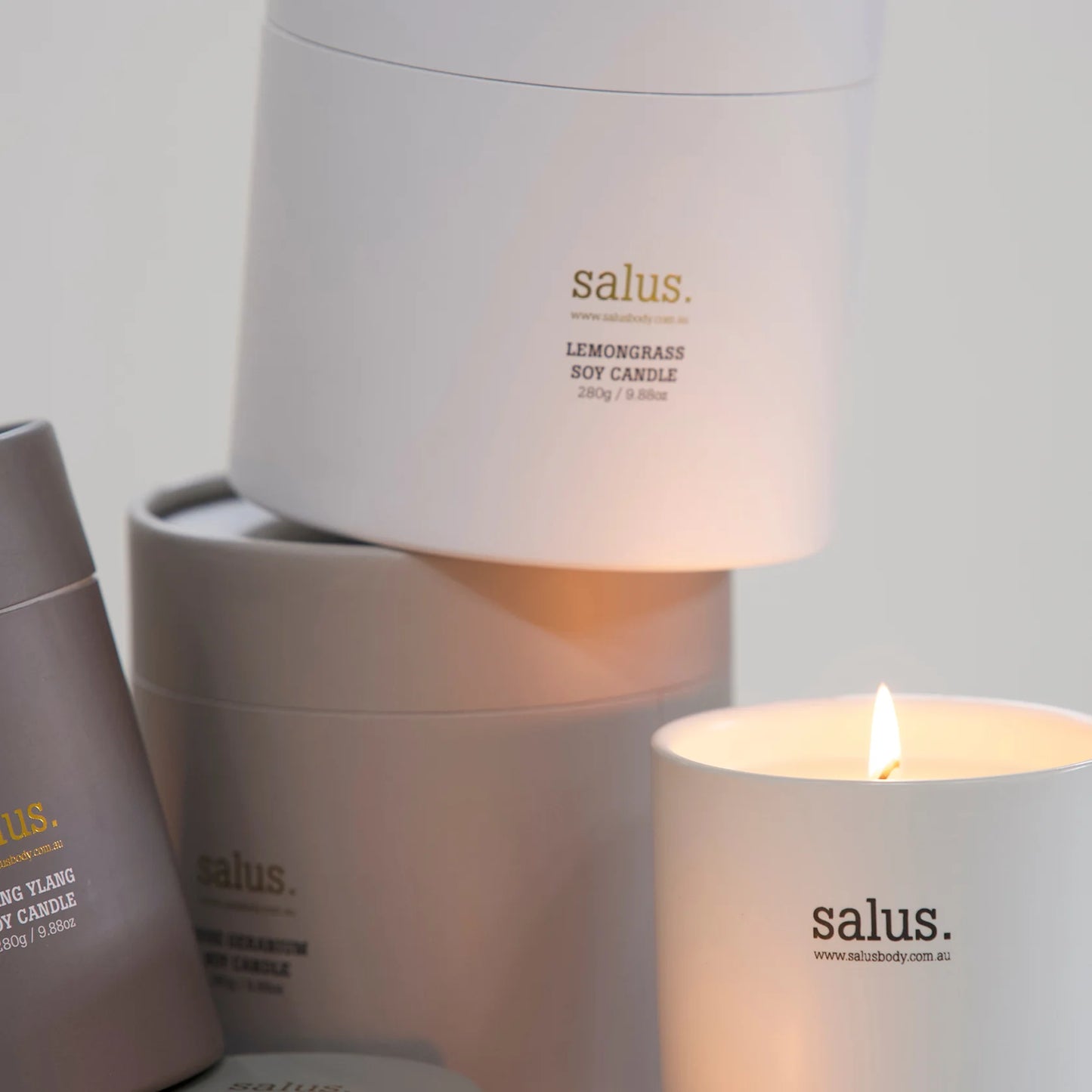 SALUS : Lemongrass - Soy Candle