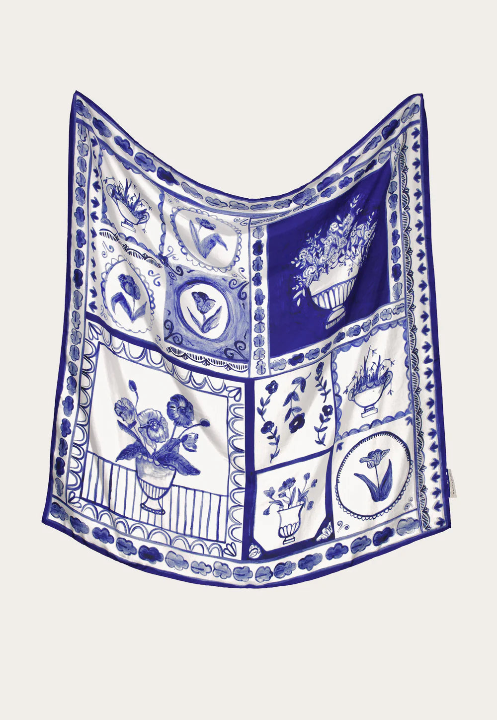 NANCYBIRD: Lyon Tile Silk - Scarf