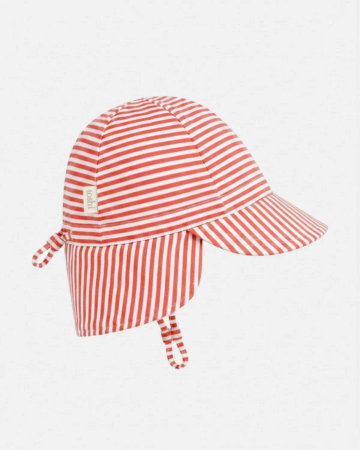 TOSHI : Mini Lobster Red Stripe - Flap Cap