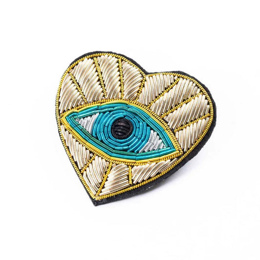 PARISIAN COOL : Gold Evil Eye - Brooch