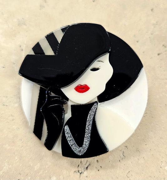 ANNA NOVA : Acrylic Women Brooch