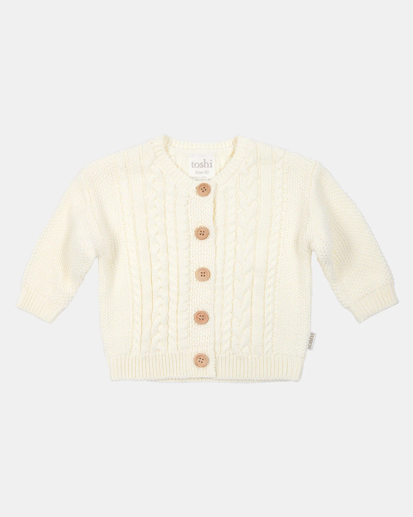 TOSHI : Cream Organic Yummy - Cardigan