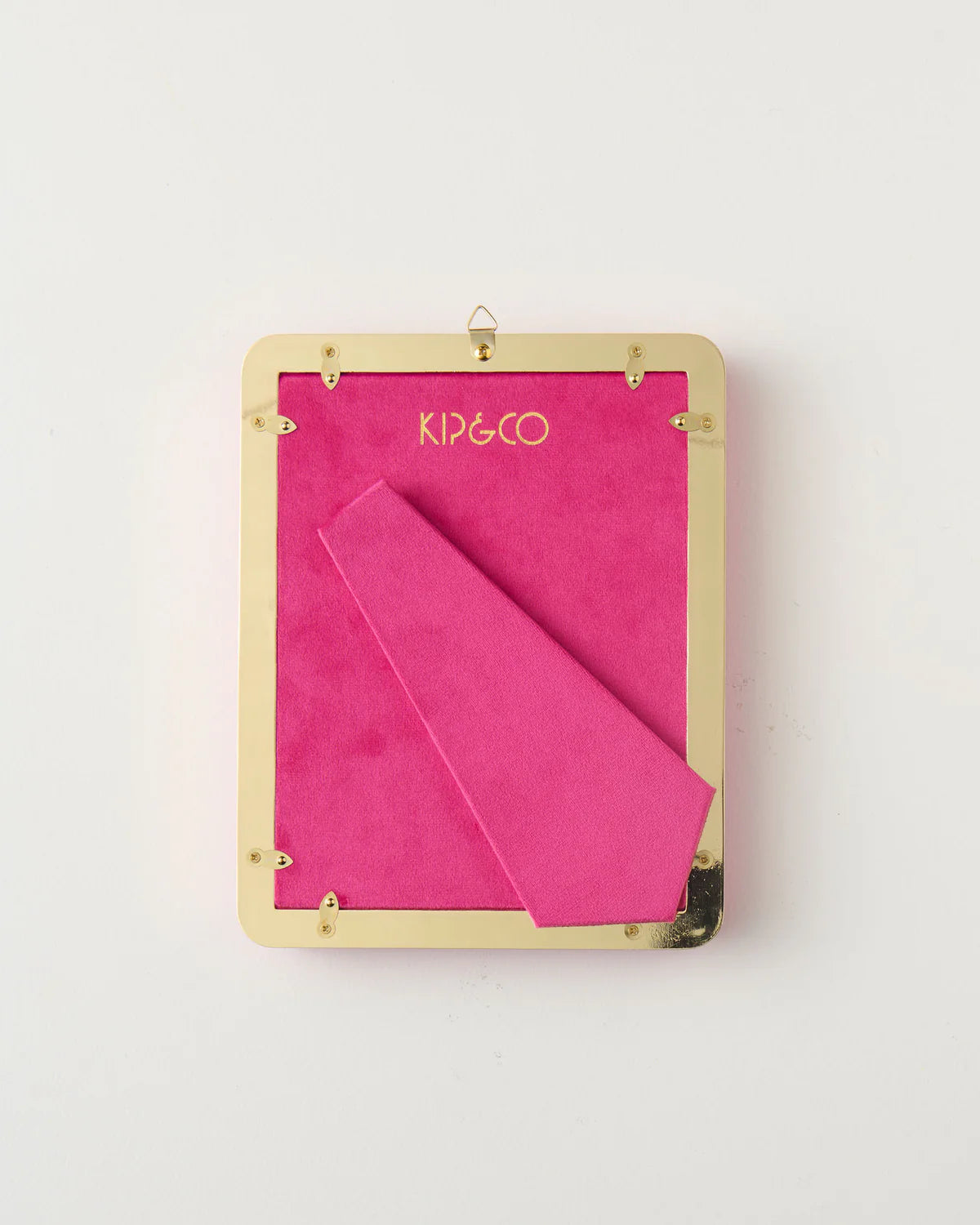KIP & CO : Desert Pink Heart Velvet 4 x 6 - Photo Frame