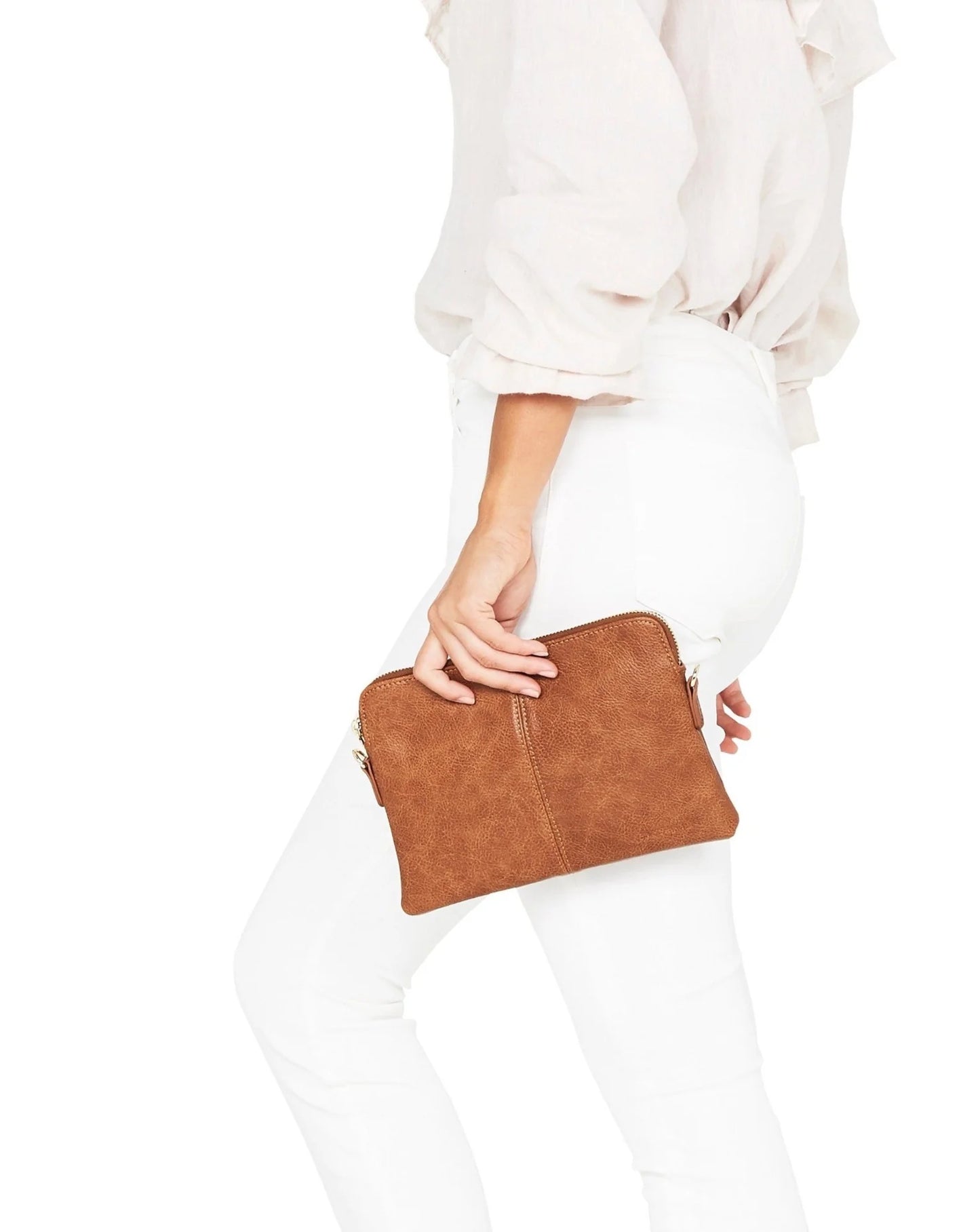 ELMS+KING : Bowery Wallet - Tan Pebble