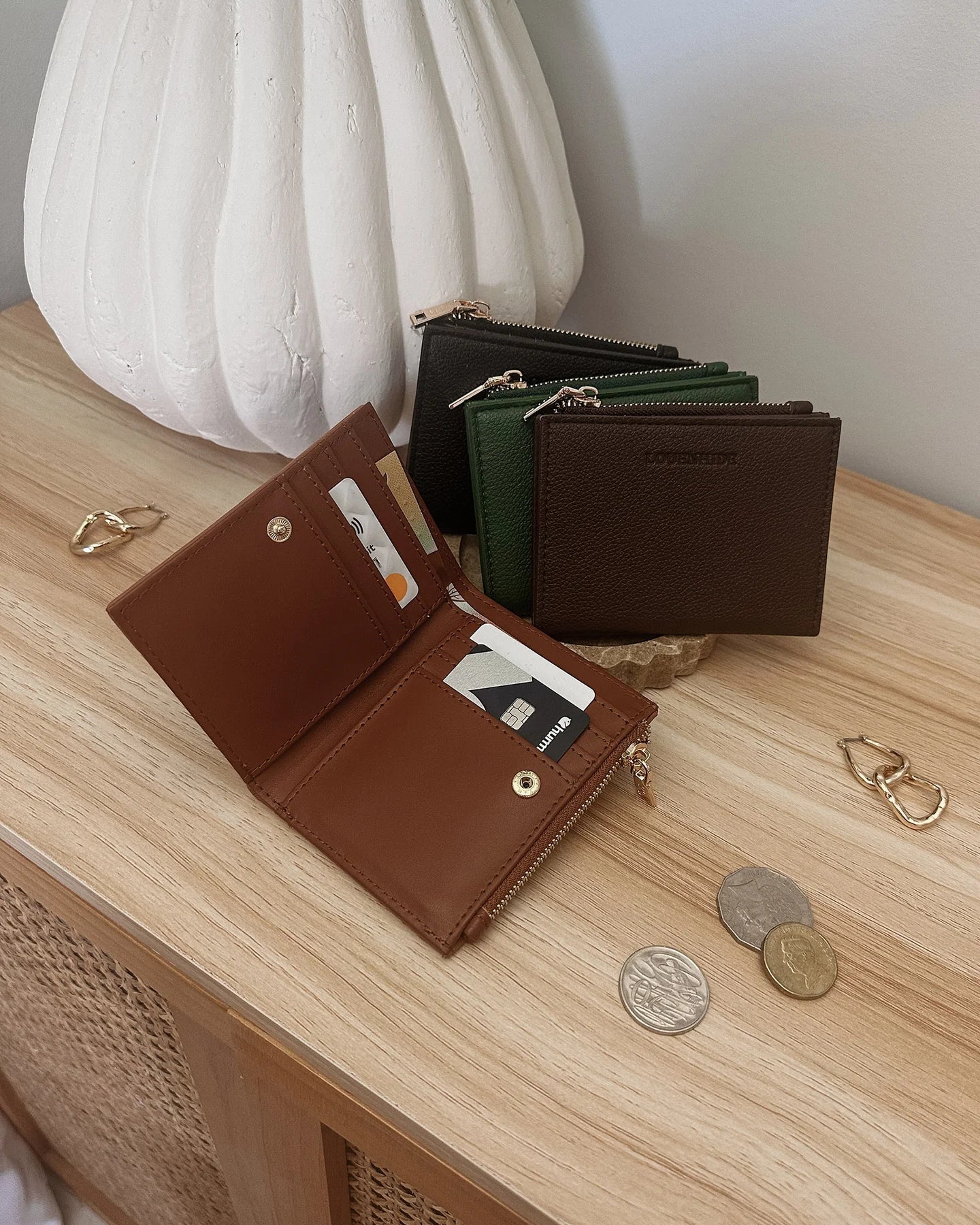 LOUENHIDE. : Lily Cognac - Wallet