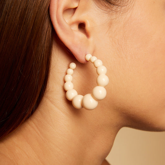 GAS BIJOUX : Creole Andy Acetate - Earrings
