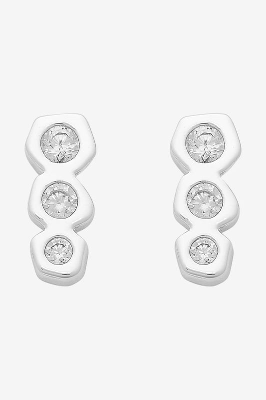 LIBERTE : Petite Camille - Silver Earring