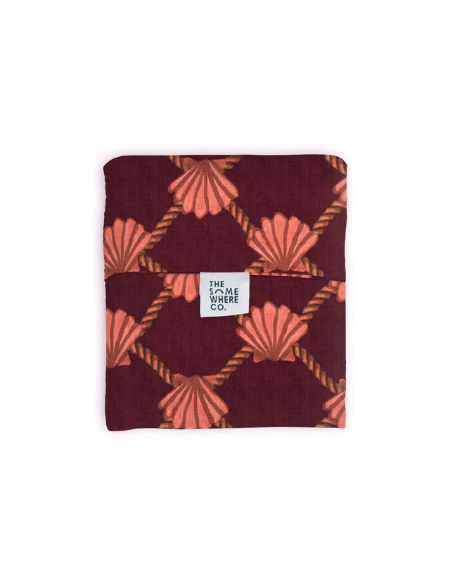 THE SOMEWHERE CO : Keepsakes Shell Detail - Shopping Bag