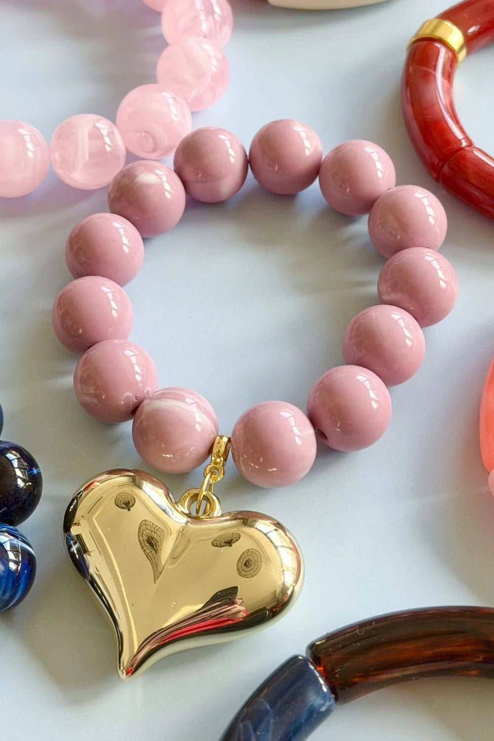 MOSK. MELBOURNE : Bubble & Heart Rose - Bracelet