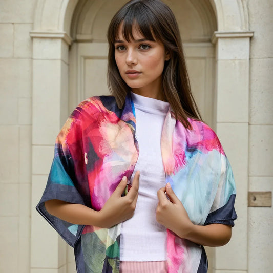 THE SCARF COMPANY : Briony Silk Scarf - Scarf