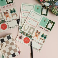 GREETING CARDS : 39 Christmas Stickers & Labels