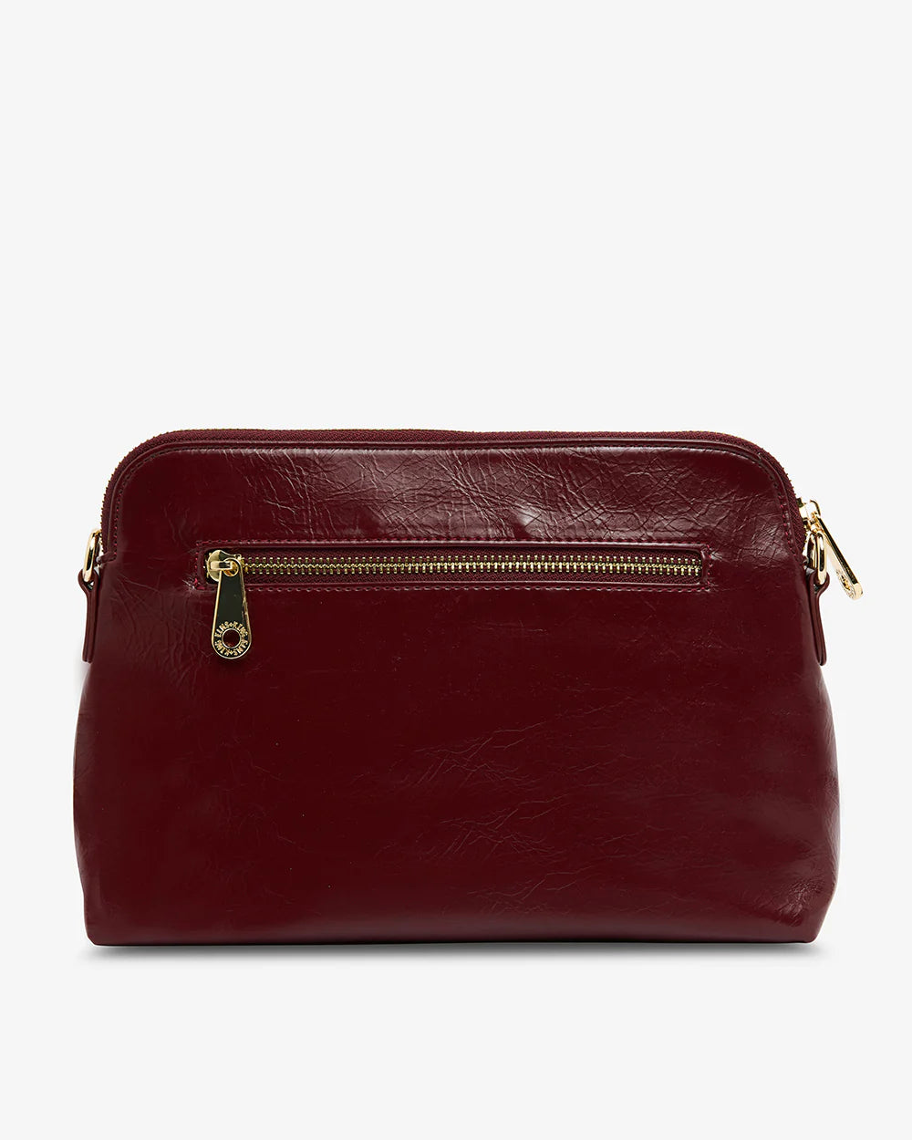 ELMS+KING : Large Burbank Xbody Bag - Burgundy Crinkle