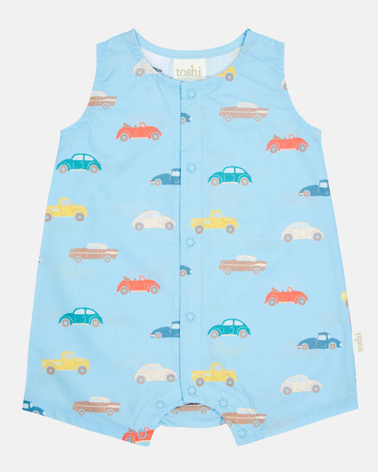 TOSHI : Banjo Fast Lane Cyan - Romper