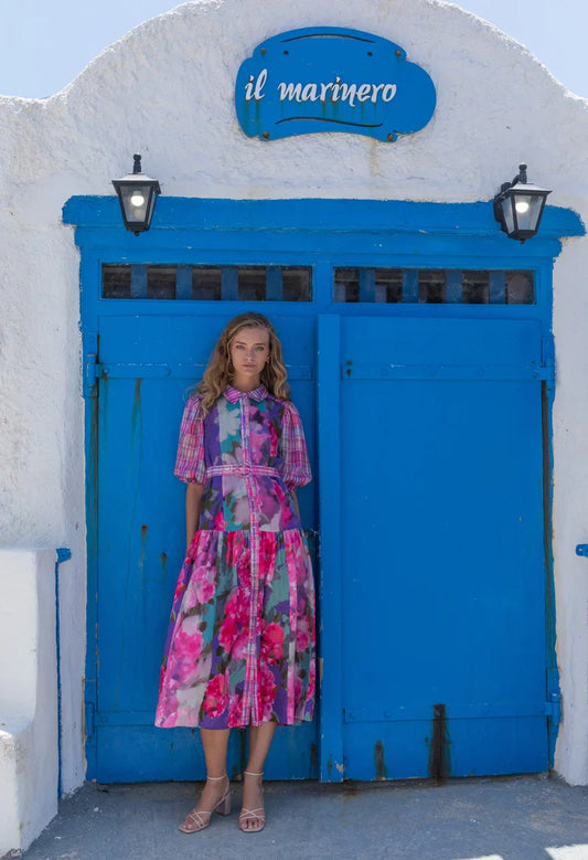 KACHEL : Diana Multi Maxi - Dress