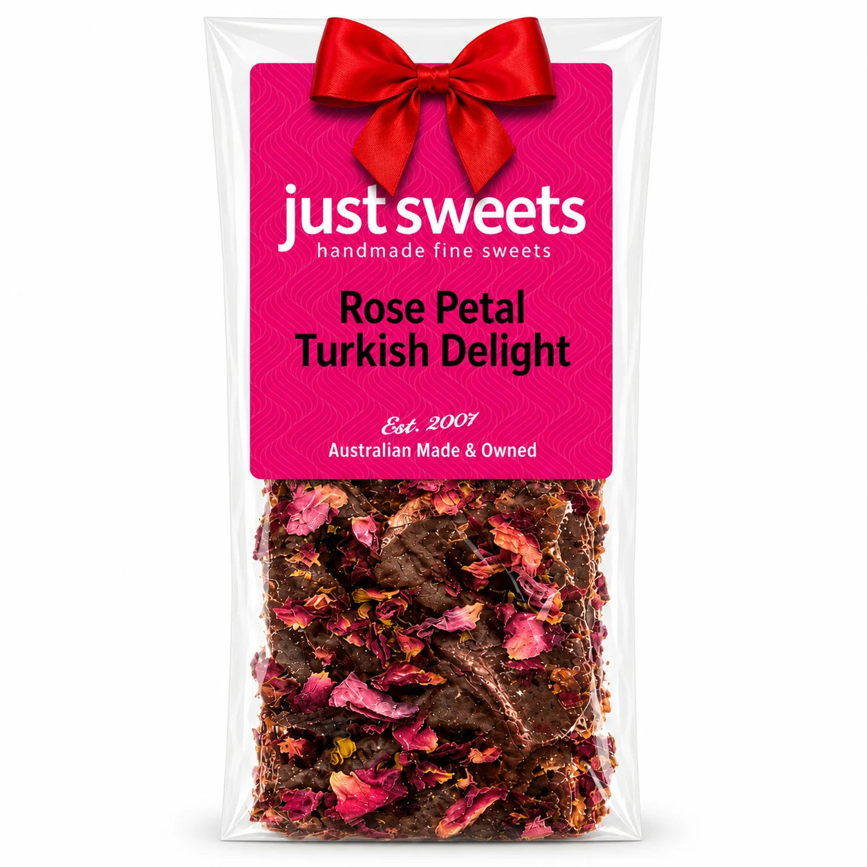 JUST SWEETS: Rose Petal Turkish Delight - 150g