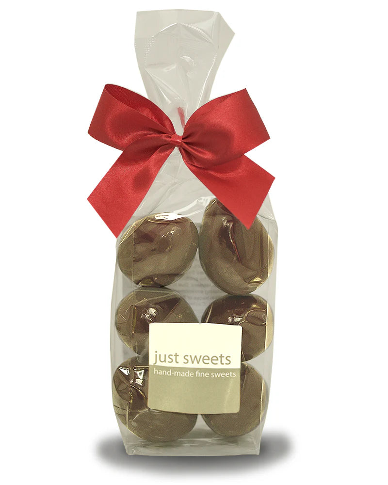 JUST SWEETS: Dark Chocolate Freeze Dried Strawberries- 150 Bag