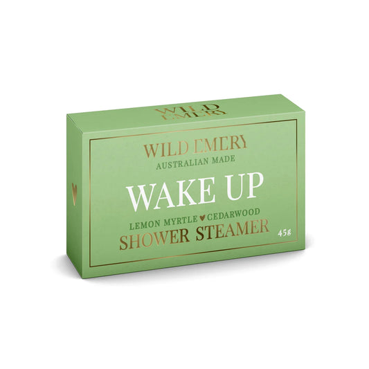 WILD EMERY : Wake Up Lemon Myrtle & Cedarwood - Shower Steamer