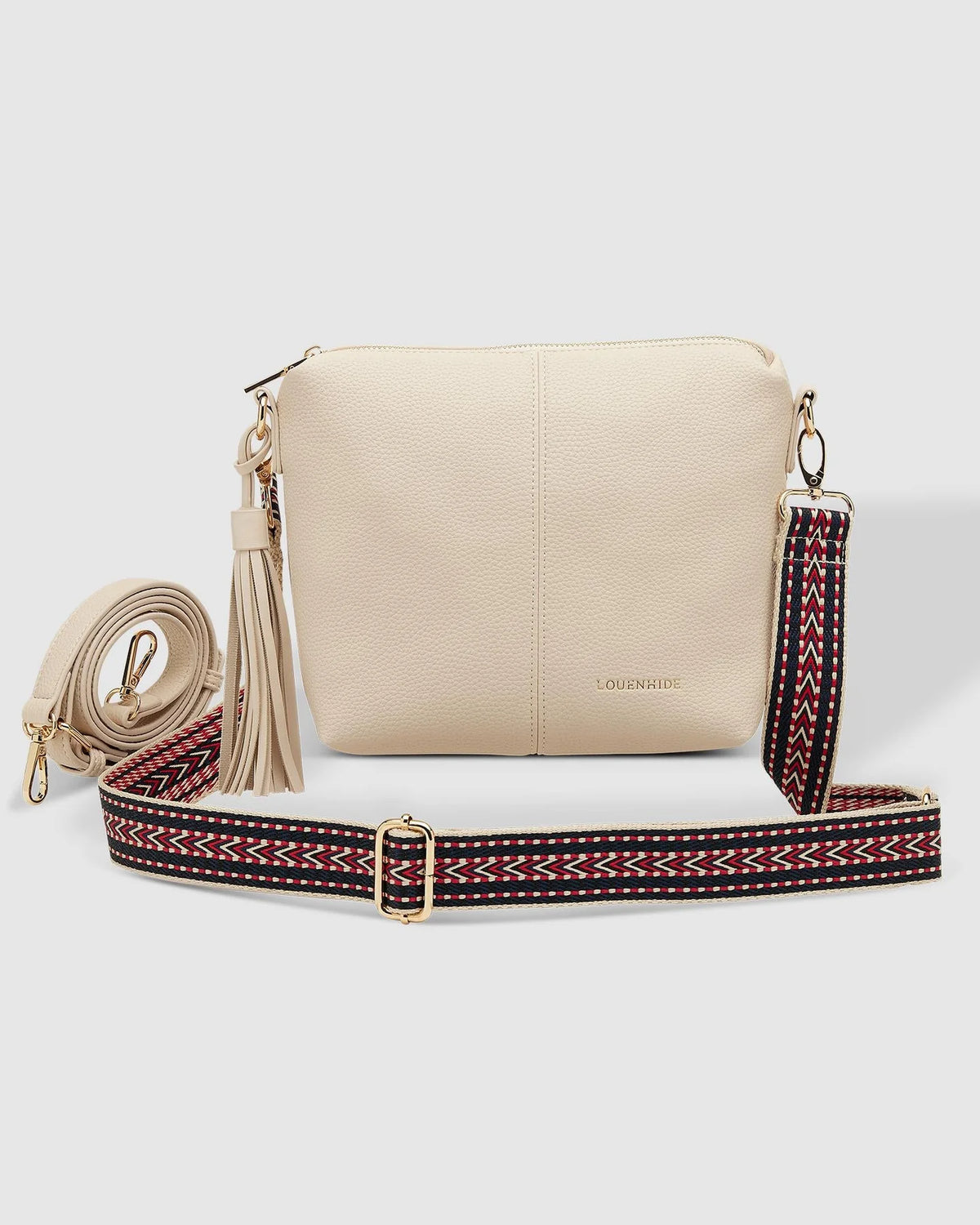 LOUENHIDE : Kasey Crossbody Bag - Linen