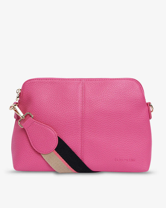 ELMS+KING : Large Burbank Xbody Bag - Fuchsia