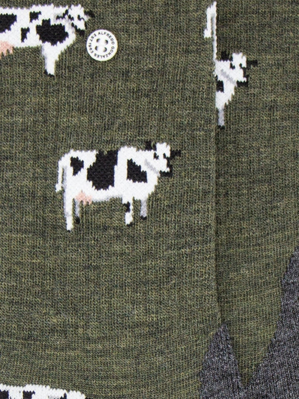 ALFREDO GONZALES : Merino Wool Cow Hiking - Socks