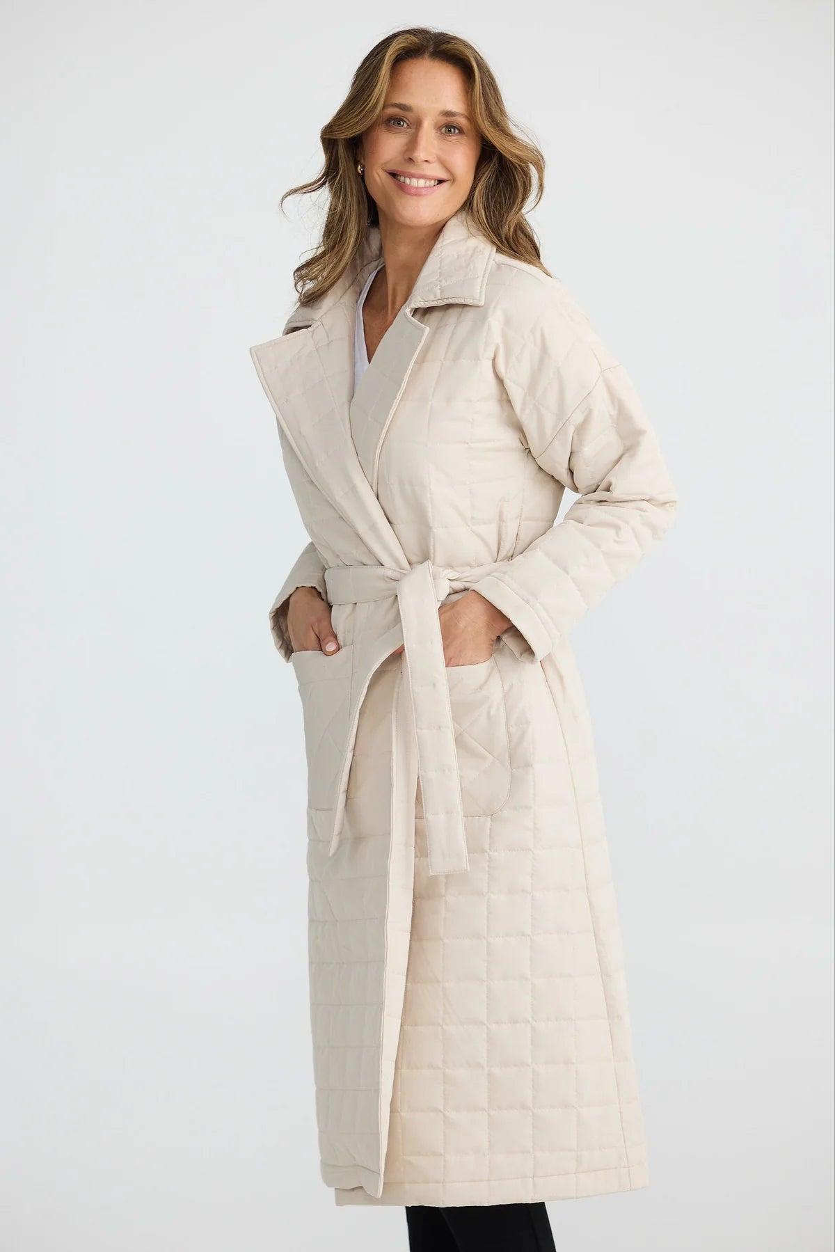 BRAVE+TRUE : Bedford Longline Puffer - Natural