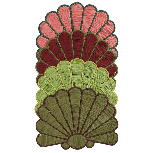 SAGE x CLARE : Mia Placement Set of 4- Key Lime