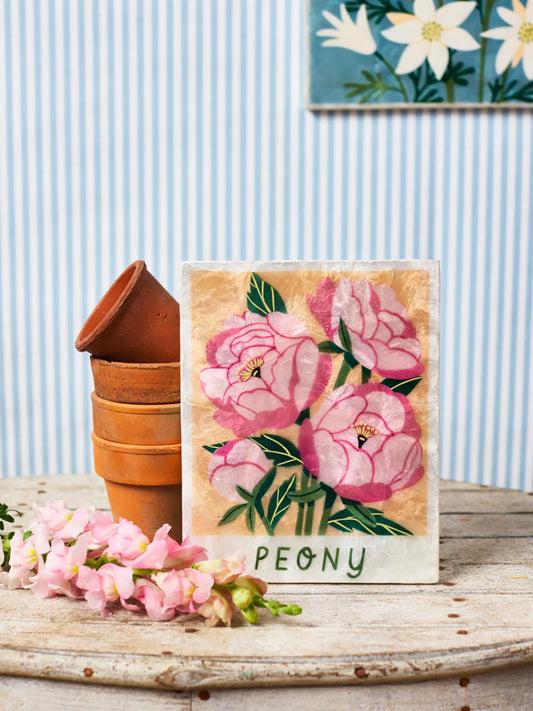 JONES & CO : Market Peony - Wall Art