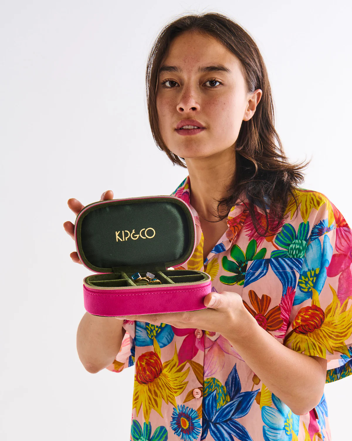 KIP & CO : Prickly Pear Travel - Jewellery Box