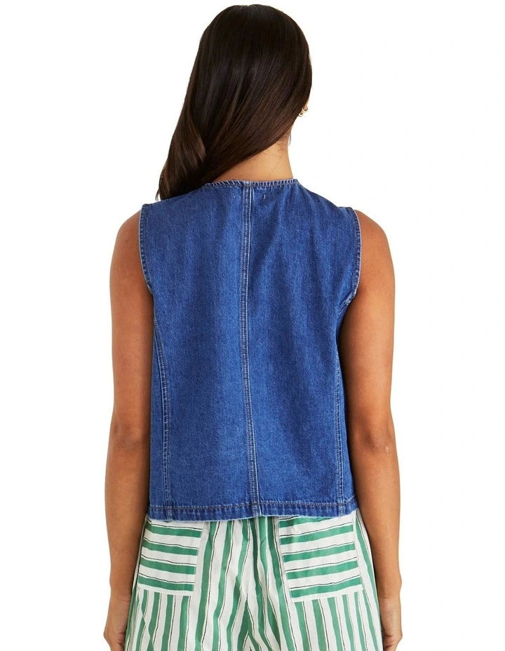 SASS : Sabine - Denim Vest