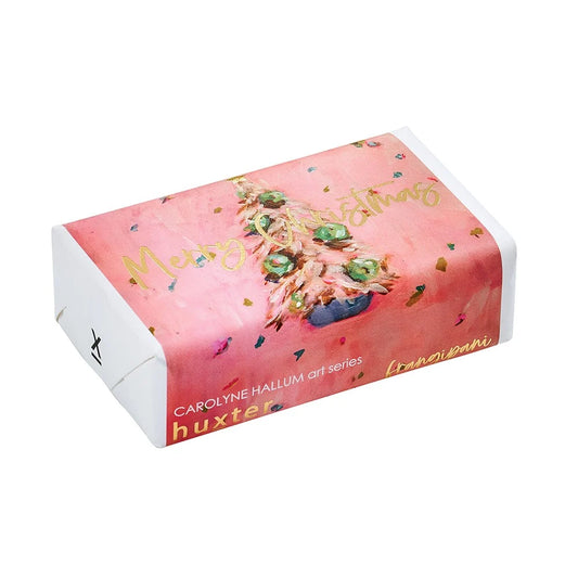 HUXTER : CH Pink Candy Tree Merry Christmas- Gold Foil Soap