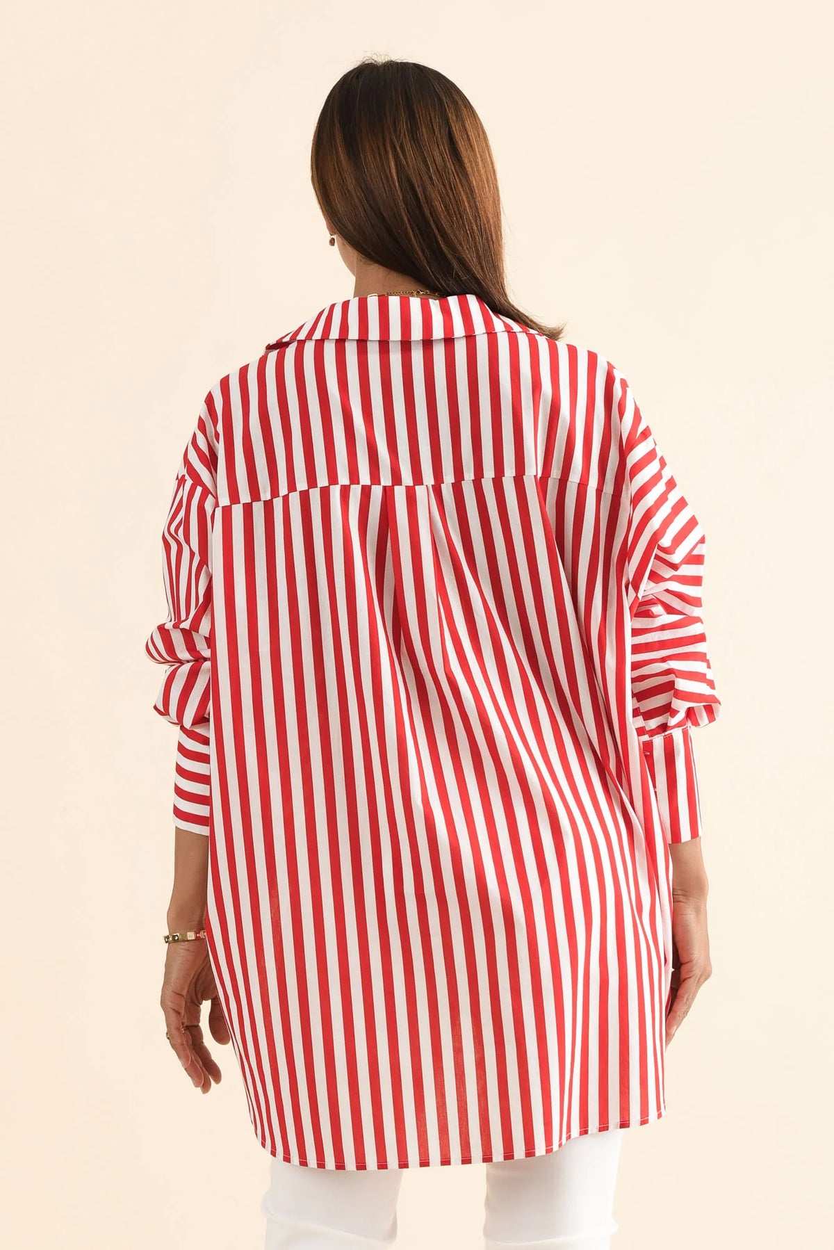 BRAVE + TRUE : Homestead Cherry Stripe - Shirt