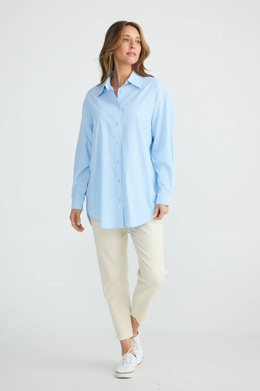 BRAVE+TRUE : Marco Shirt - Baby Blue