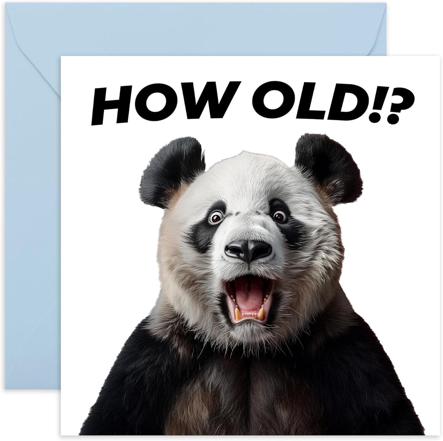 GREETING CARD : How Old! - Birthday Card