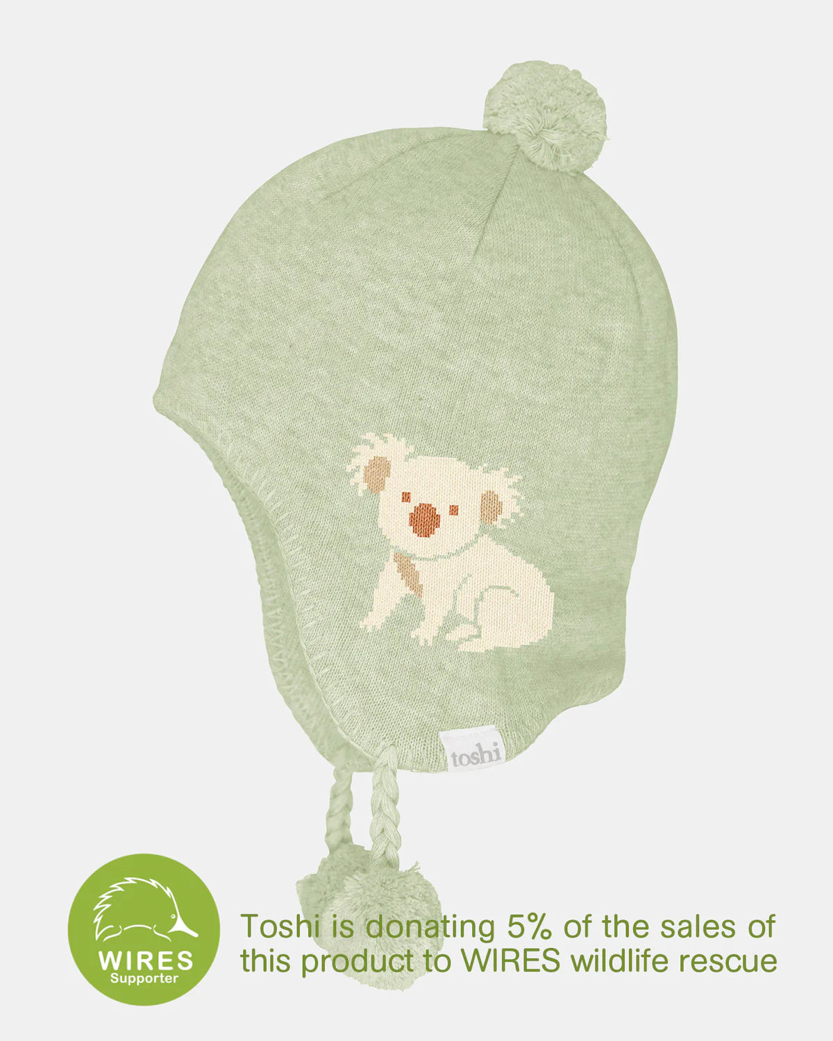 TOSHI : Organic Earmuff Storytime - Koala