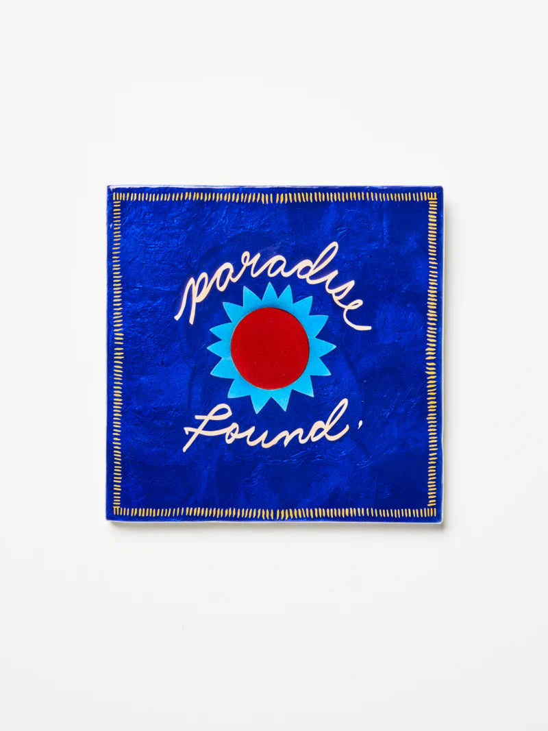 JONES & CO : Paradise Found Sun Tile - Wall Art