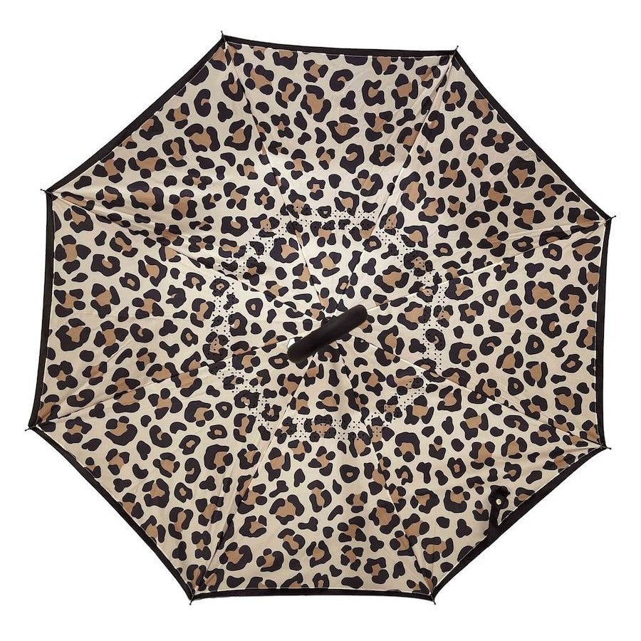 iOco REVERSE UMBRELLA : Leopard