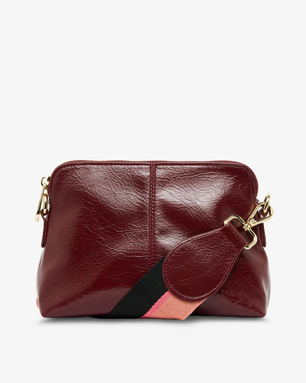 ELMS+KING : Burbank Xbody - Burgundy Crinkle