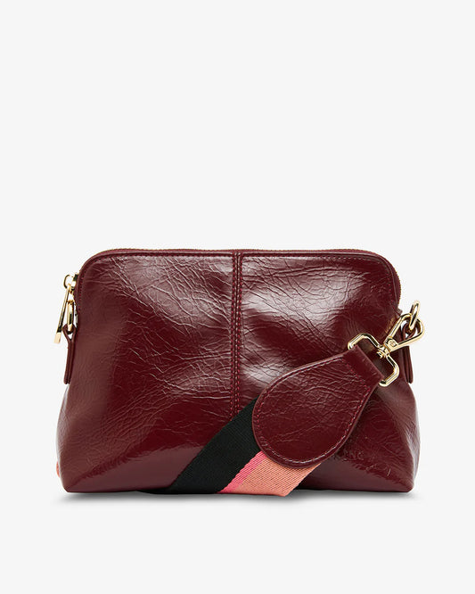 ELMS+KING : Burbank Xbody - Burgundy Crinkle